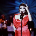 Imagen de archivo del 9 de mayo de 1991 de la cantante Rocío Jurado durante su actuación el programa de TVE "Viva el espectáculo".