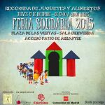 El cartel de la Feria Solidaria 2015, diseñado de forma interesada por José Vega