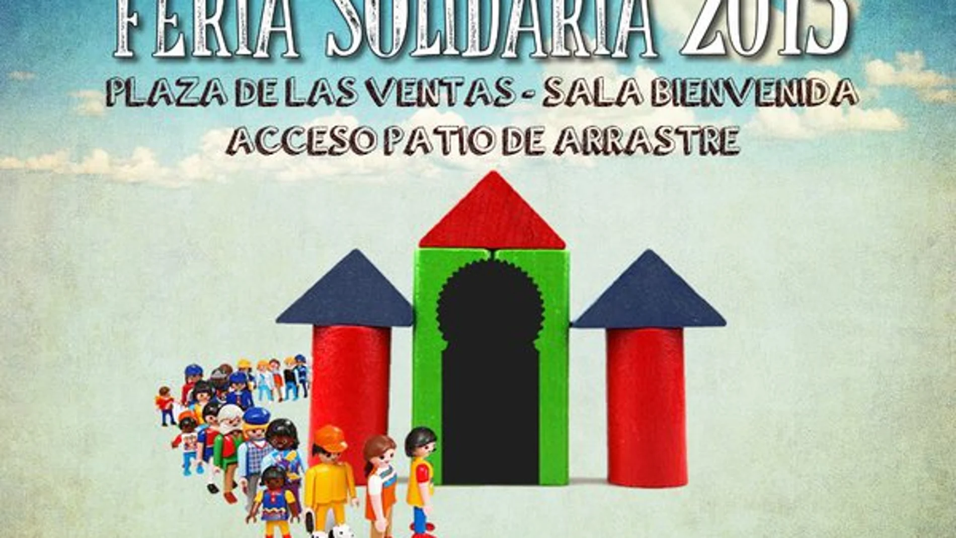 El cartel de la Feria Solidaria 2015, diseñado de forma interesada por José Vega