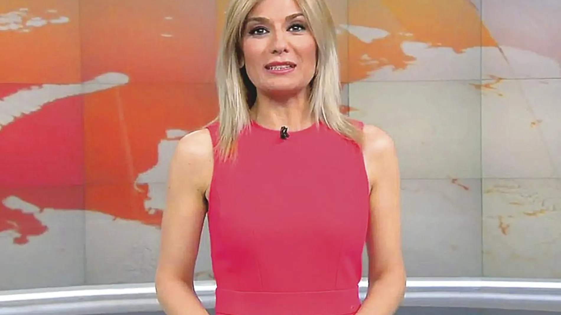 Sandra Golpe en los informativos de Antena 3