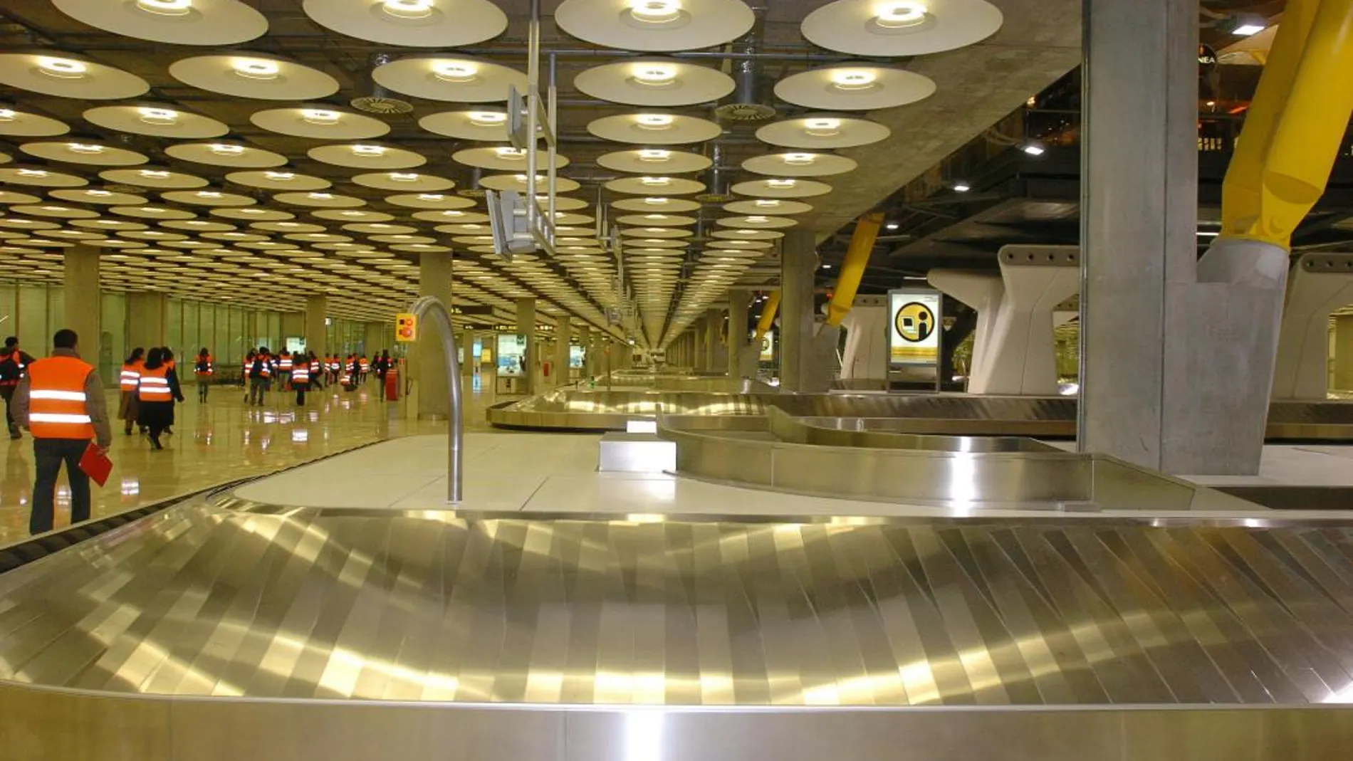 Sala de recogida de equipajes del aeropuerto, en una imagen de archivo