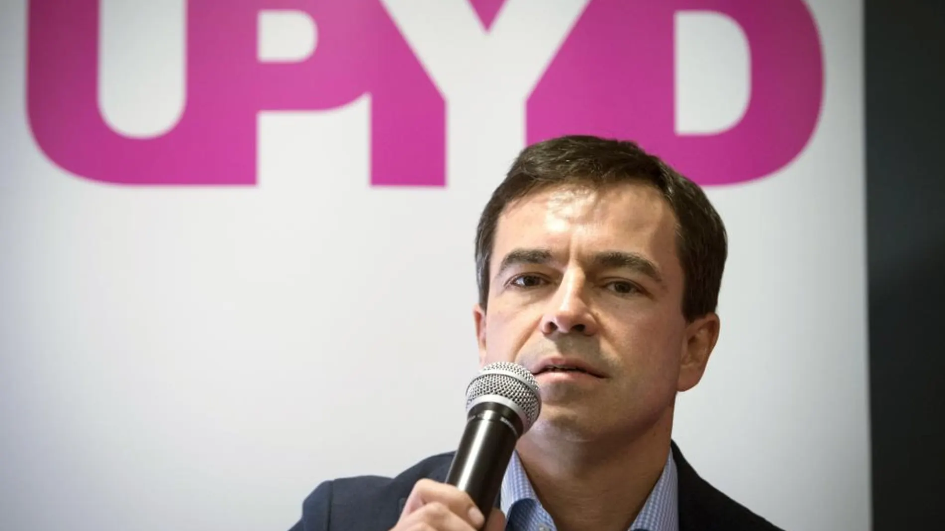 El candidato de UPyD a la Presidencia del Gobierno, Andrés Herzog