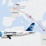 El avión bajó 22.000 pies e hizo varios giros antes de desaparecer