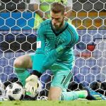 A De Gea se le escapa el segundo tanto de Cristiano Ronaldo / Efe