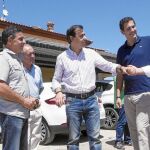 Martínez-Maillo participa en un encuentro con alcaldes y en Tierra de Campos