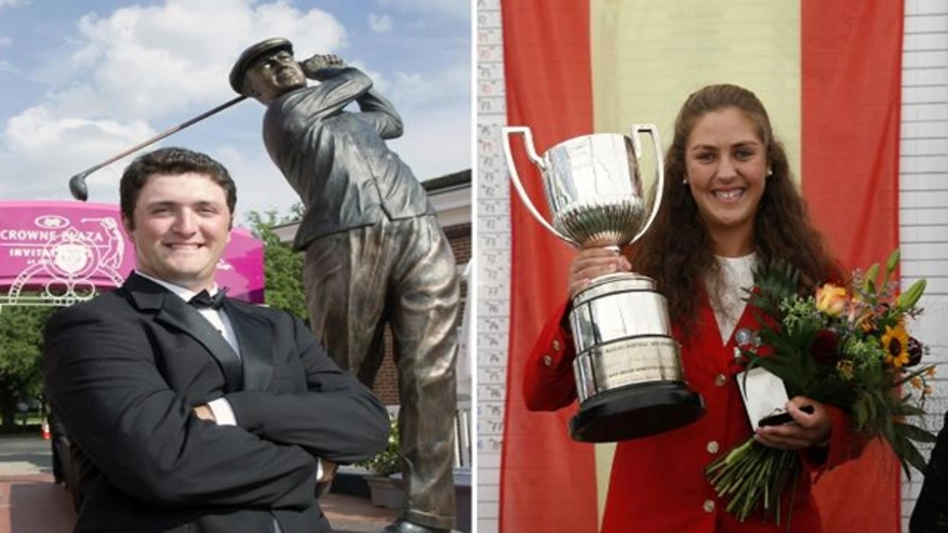 Jon Rahm y María Parra