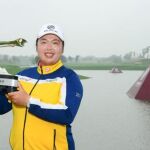 Shanshan Feng, con el título