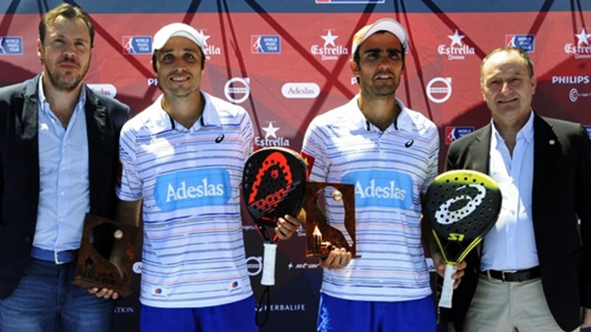 Fernando Belasteguín y Pablo Lima, con el título de Valladolid