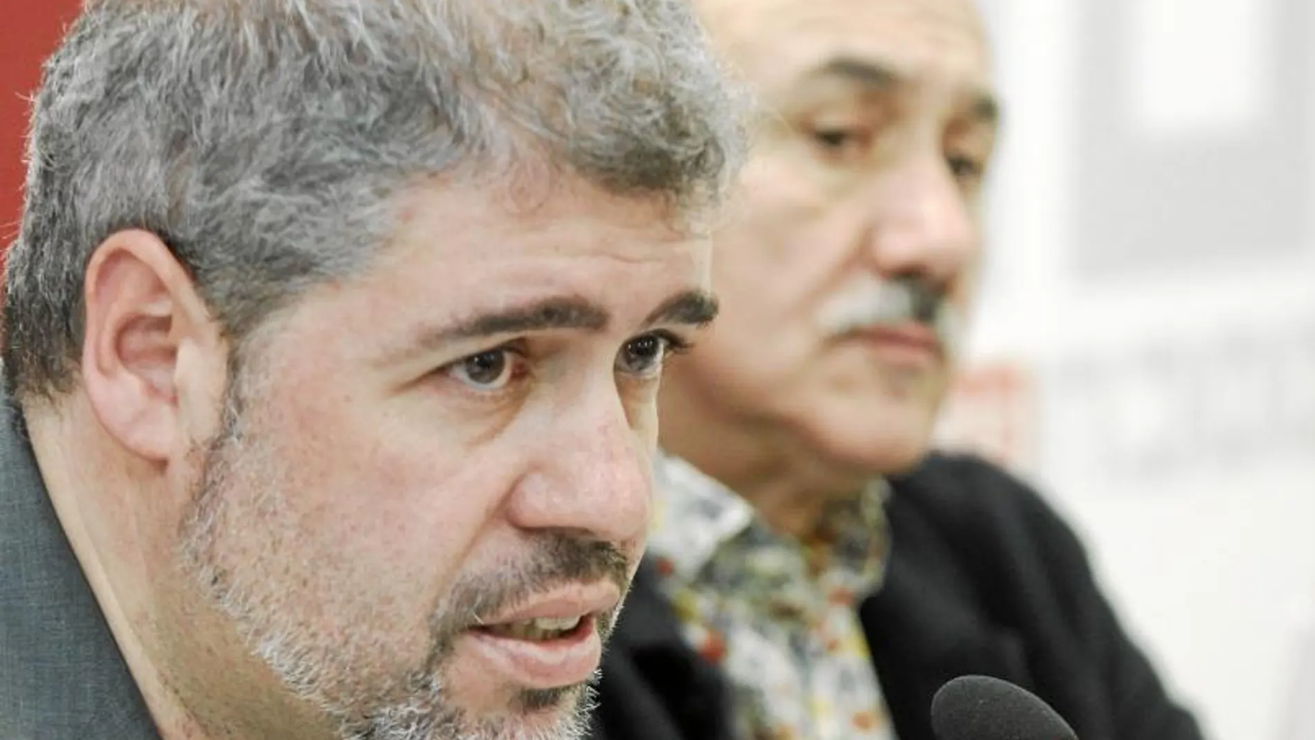 Los líderes de CC OO, Unai Sordo, y UGT, Pepe Álvarez, descartan la derogación