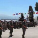 Los militares españoles en misiones internacionales rinden homenaje a las víctimas del 17-A