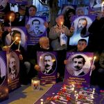 Manifestación por las víctimas del genocidio armenio, en 2019, en Estambul
