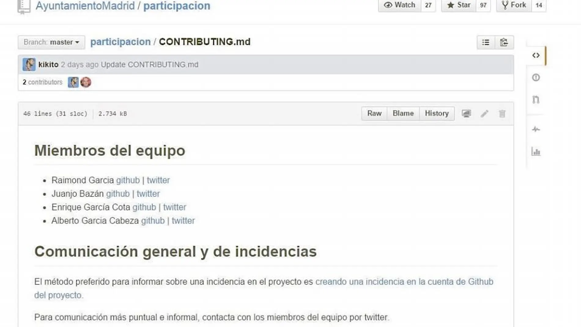 Carmena abre un buzón de sugerencias a lo change.org