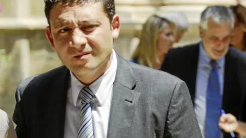 El vicesecretario general del PSOE-A, Rafael Velasco, recientemente en el Parlamento andaluz