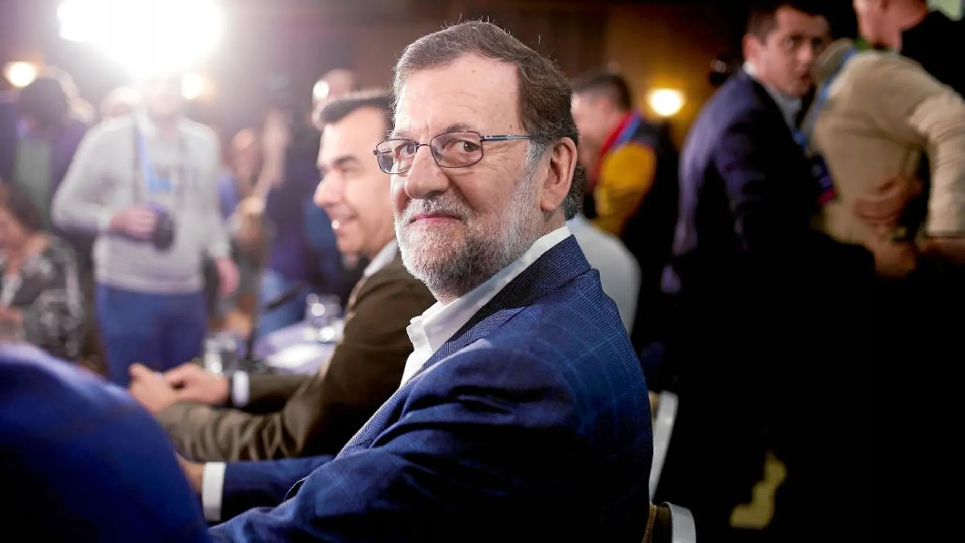 Rajoy, ayer, durante un acto del Partido Popular en Córdoba