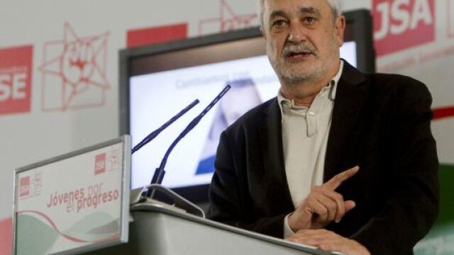El secretario general del PSOE andaluz y presidente de la Junta de Andalucía, José Antonio Griñán,