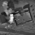 Imagen de uno de los bombardeos de Rusia en Siria.