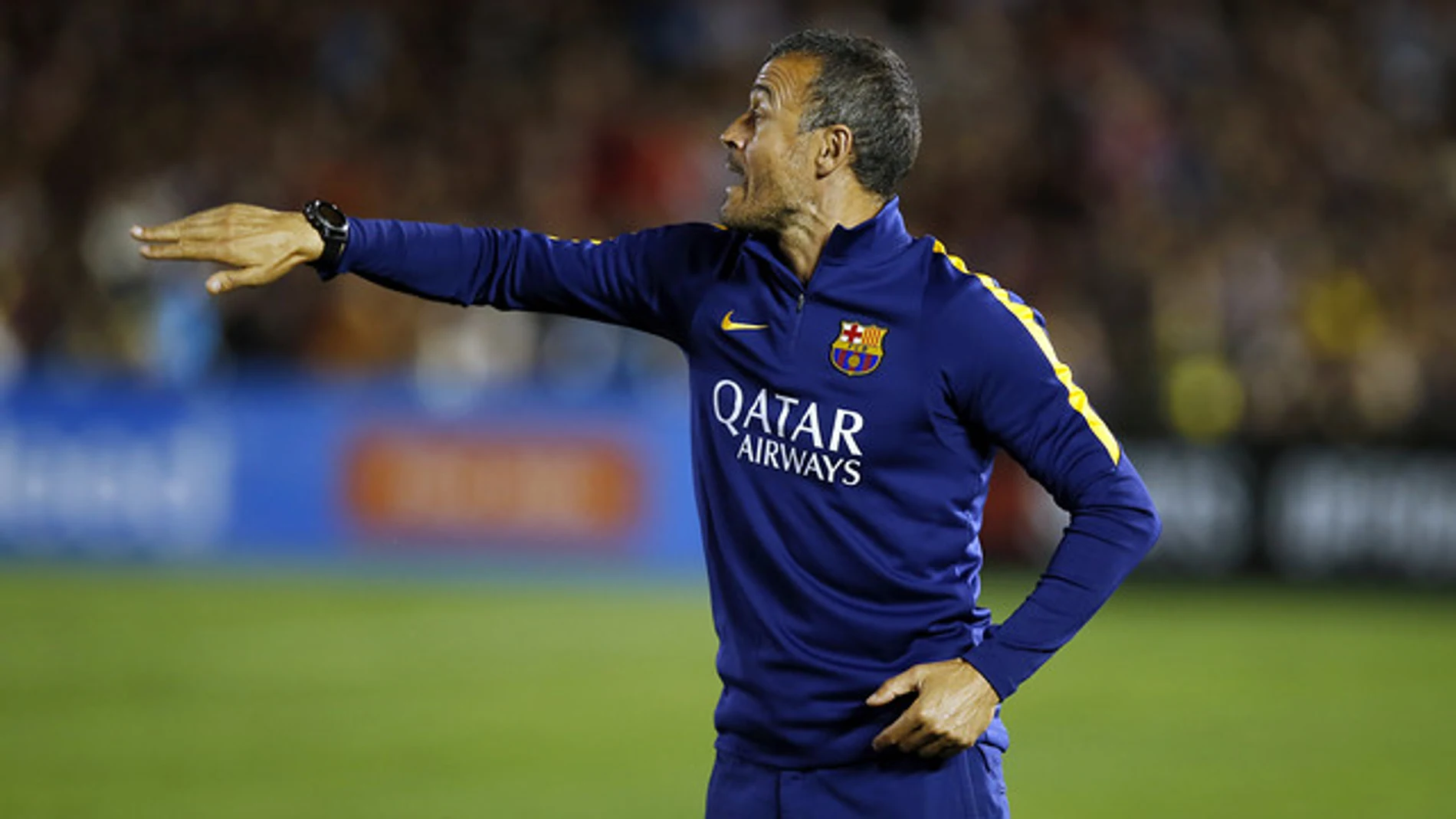 Luis Enrique durante el partido contra el LA Galaxy