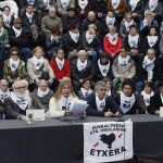 El colectivo de familiares de presos de ETA, Etxerat, que reclama la salida de los reclusos