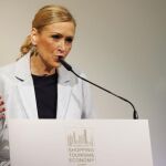 La presidenta de la Comunidad de Madrid, Cristina Cifuentes.