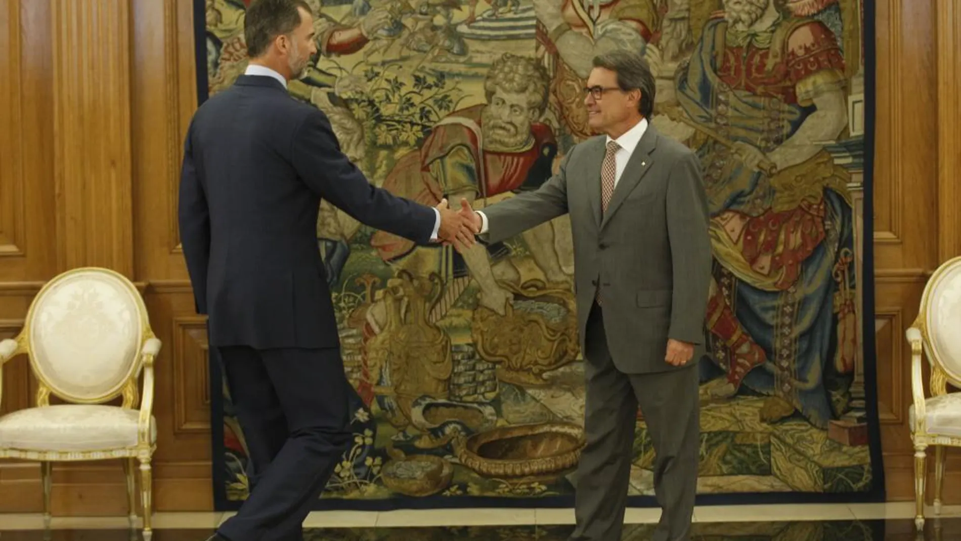 El Rey ha recibido hoy a Artur Mas