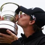 Thomas Pieters, con el trofeo en Holanda