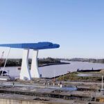 La nueva esclusa costó 160 millones de euros y sólo será rentable al cien por cien con el dragado del canal de navegación