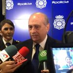 Jorge Fernández Díaz, en la fiesta de la Policía
