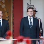 Rajoy durante el desfile del pasado 12 de octubre