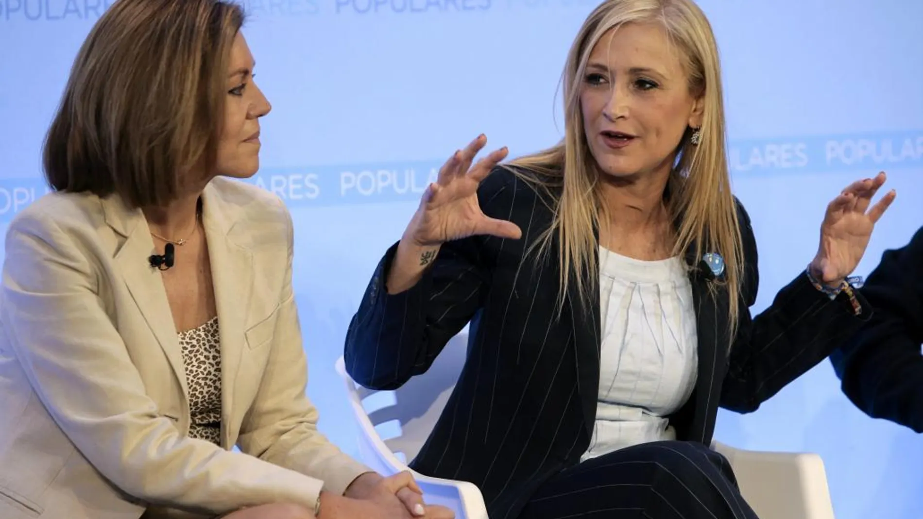 María Dolores de Cospedal y Cristina Cifuentes.