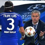 Filipe Luis ha gozado de escasas oportunidades con Mourinho