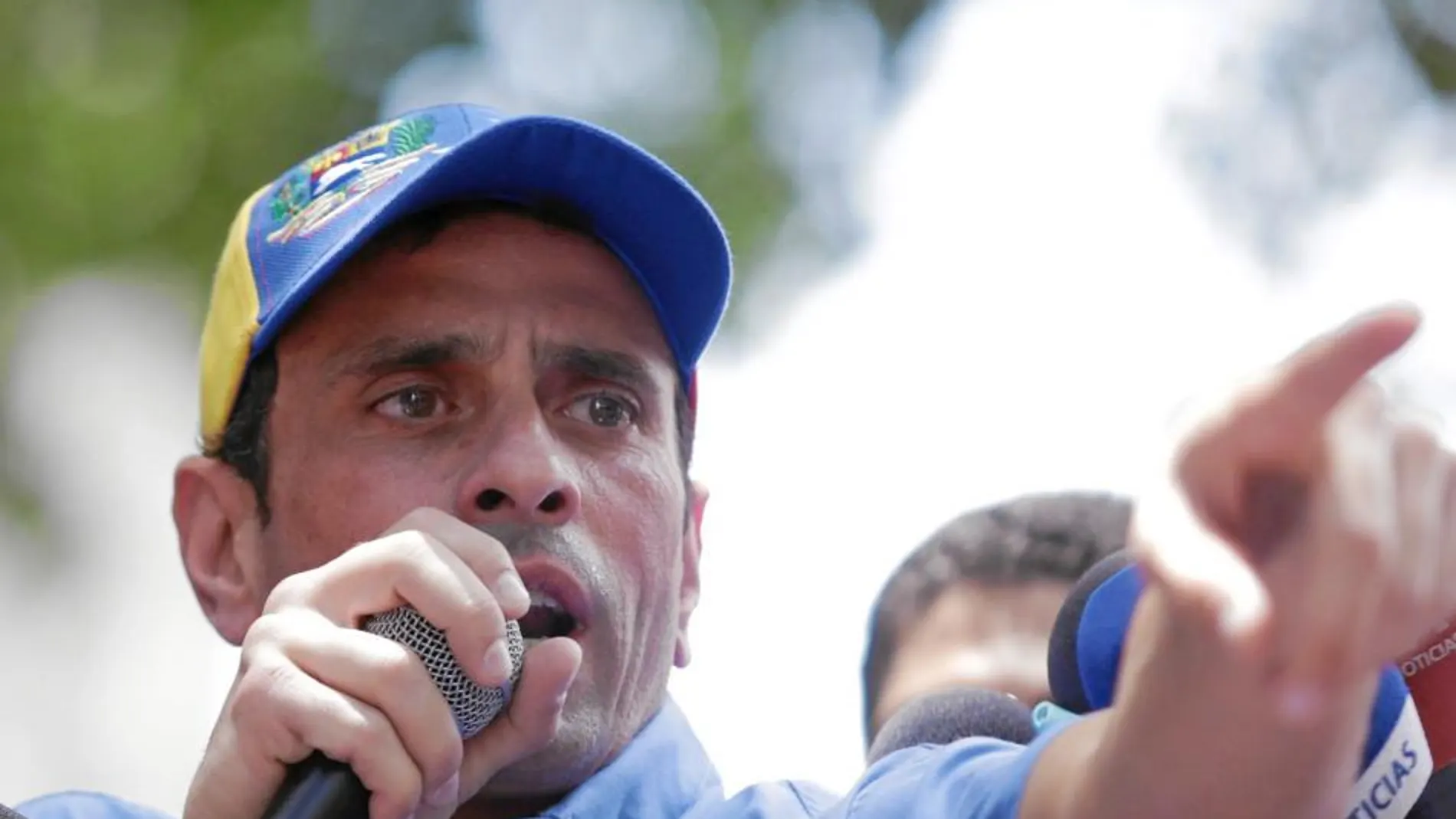 El líder opositor venezolano Henrique Capriles