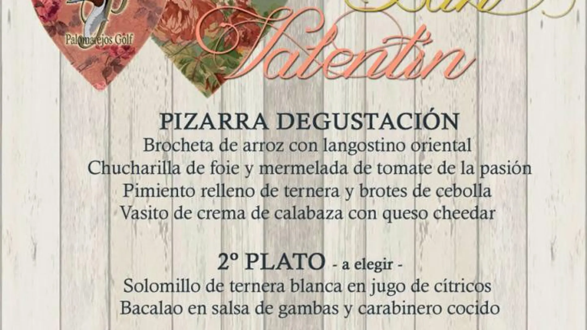 Cartel de la degustación