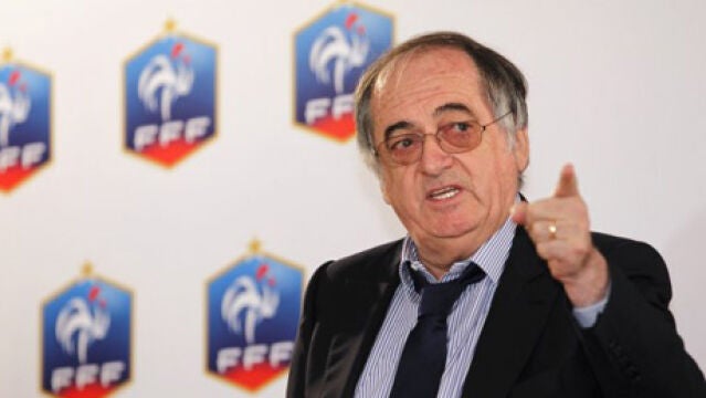 Noël Le Graët, presidente de la Federación Francesa de Fútbol