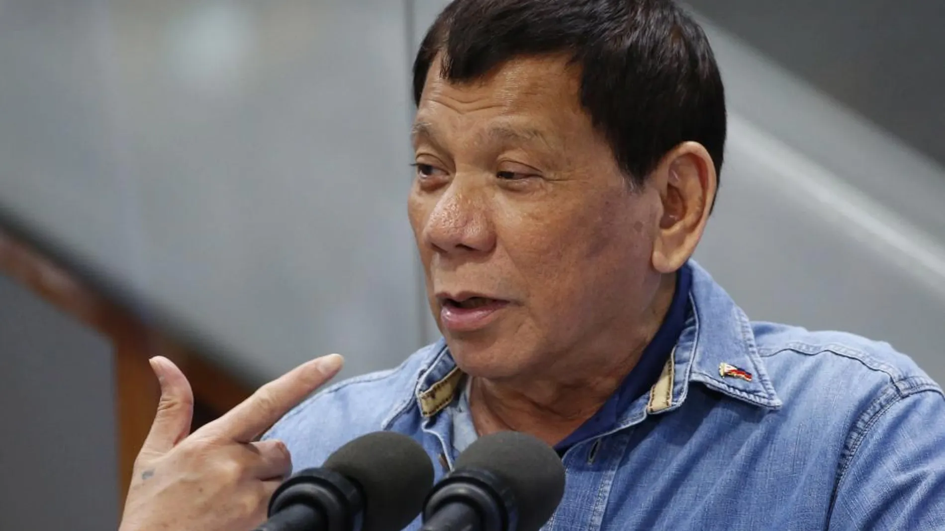 El presidente filipino, Rodrigo Duterte, el pasado día 13
