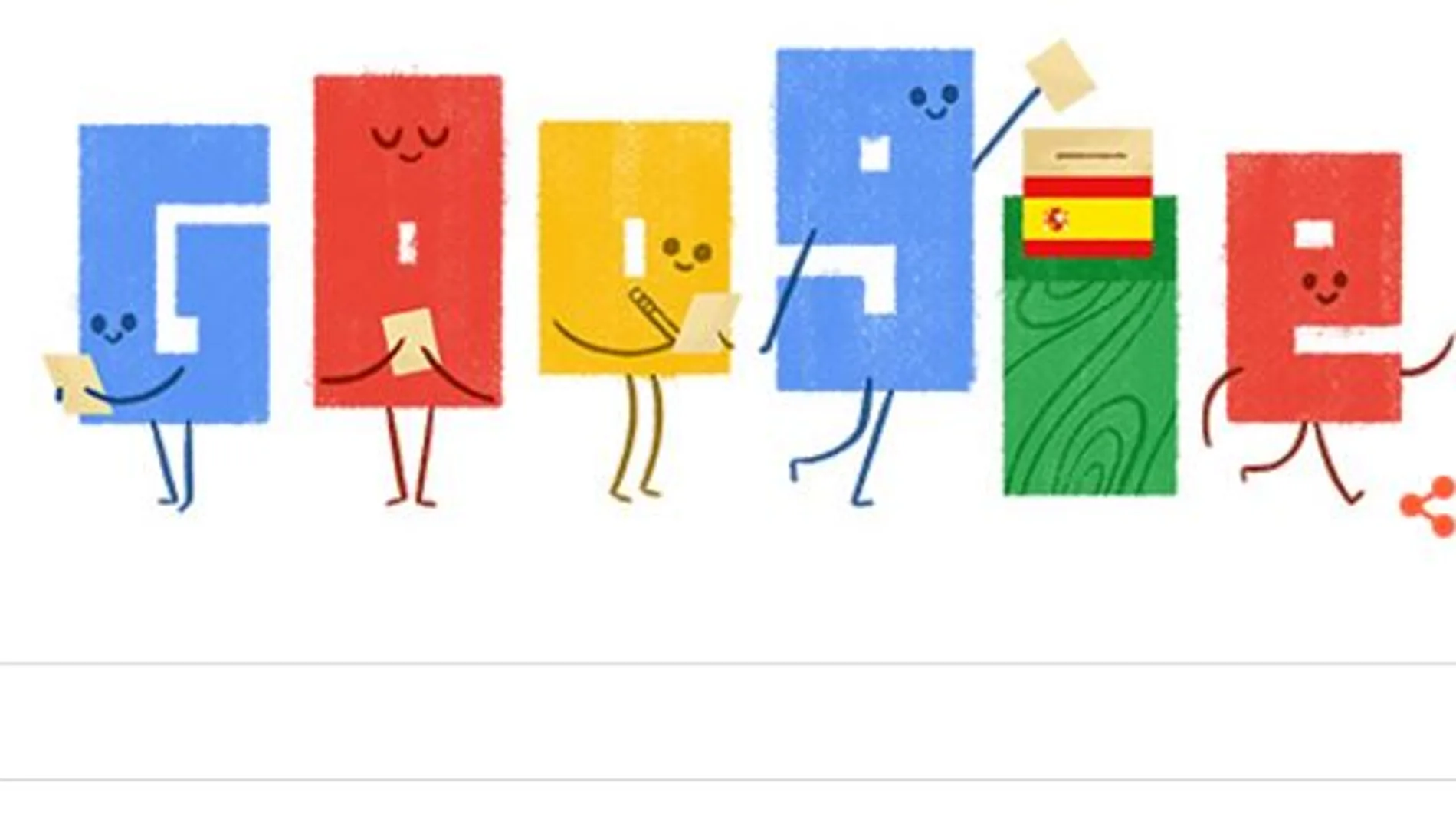 Google dedica un doodle a las elecciones generales