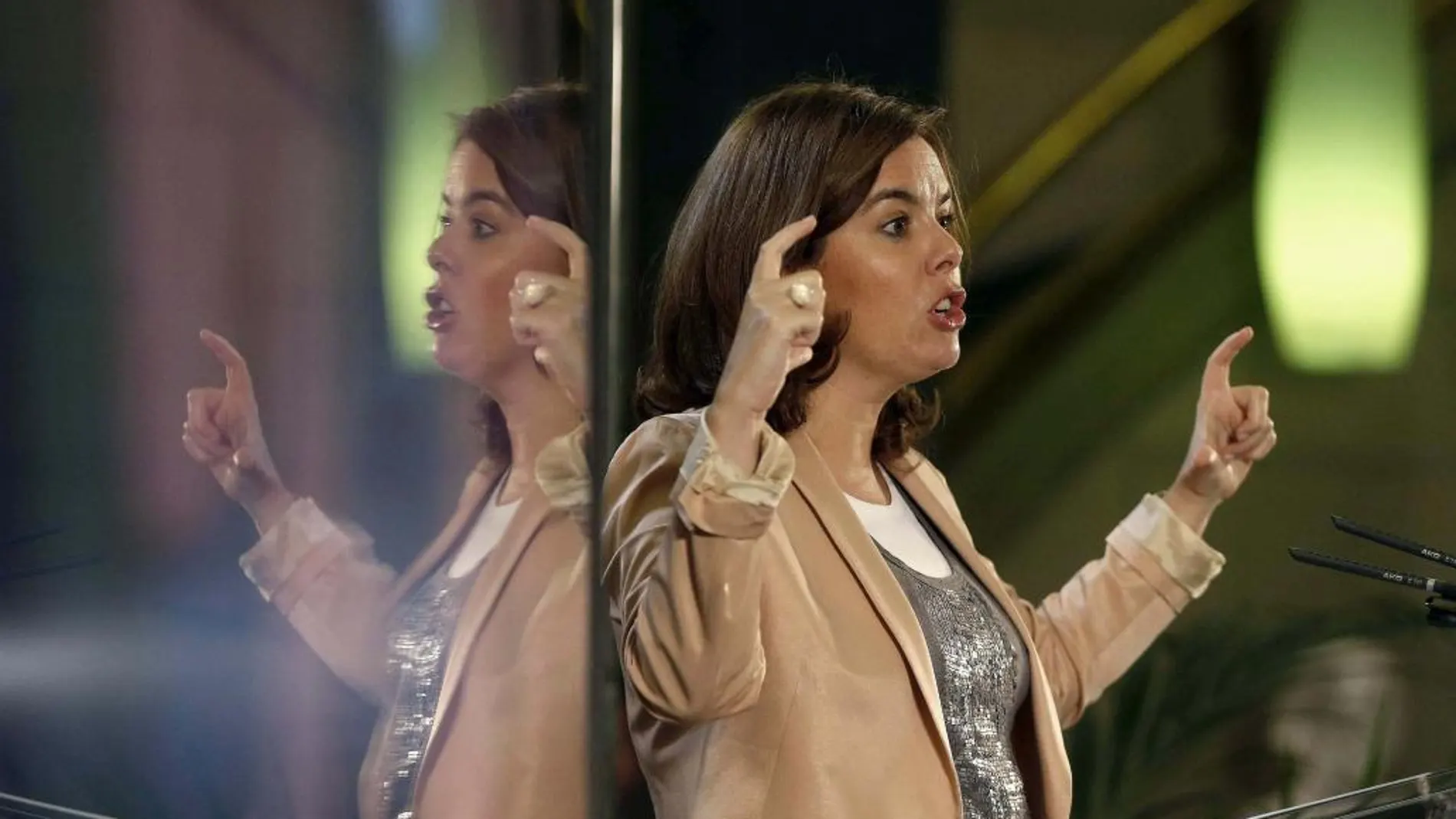 La vicepresidenta del Ejecutivo, Soraya Sáenz de Santamaría