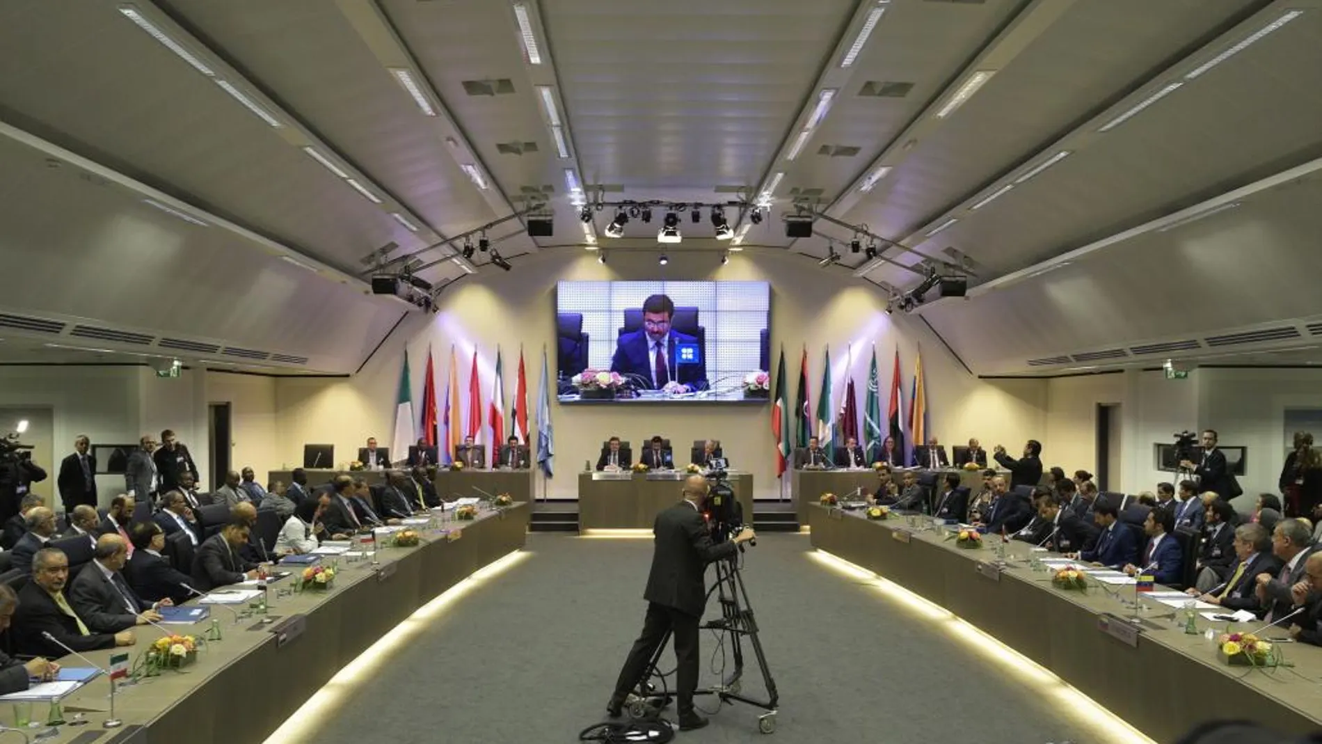 Vista general de la 169 conferencia ministerial de la Organización de Países Exportadores de Petróleo