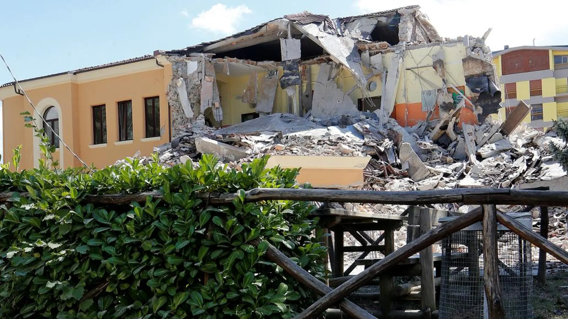 La escuela de Amatrice había sido reestructurada en 2012 para que respetase las normas sísmicas.