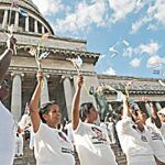 Damas de blanco, Cuba 2005(fot.1); Leyla Zana, Kurdistán 1995 (fot.2); Hu Jia, China 2008 (fot.3)