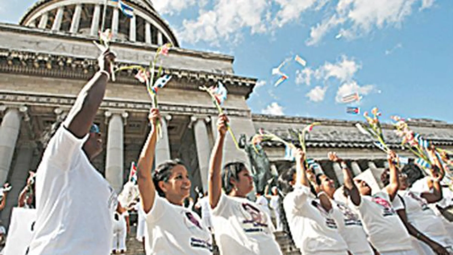 Damas de blanco, Cuba 2005(fot.1); Leyla Zana, Kurdistán 1995 (fot.2); Hu Jia, China 2008 (fot.3)
