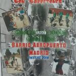 Cartel de los encierros infantiles del Distrito de Barajas 2018