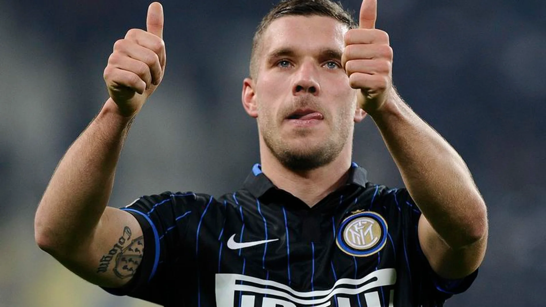 Lukas Podolsk ha estado los últimos seis meses cedido en el Inter