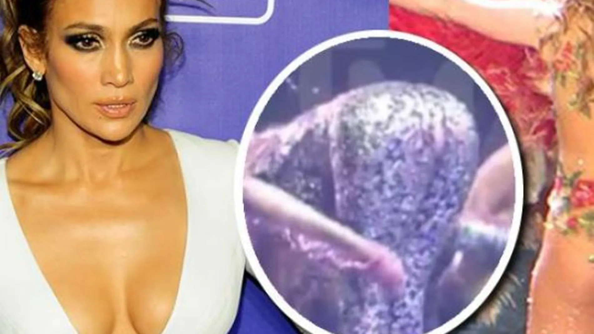 A Jennifer López se le estalla el traje en pleno concierto