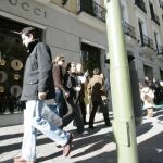 La crisis no hace mella en la madrileña calle Serrano, la milla de oro española