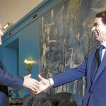 José María Aznar durante el encuentro que mantuvo el pasado 16 de diciembre con el presidente de Chile, Sebastián Piñera