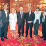 José Montilla estuvo acompañado por varios miembros del Gobierno de Zapatero