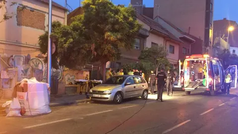 Agresión en la calle Convenio, en Vallecas/@EmergenciasMad