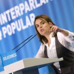 La portavoz del PP en el Congreso, Soraya Sáenz de Santamaría