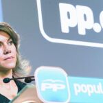 Cospedal, ayer, tras la reunión del Comité de Dirección del PP