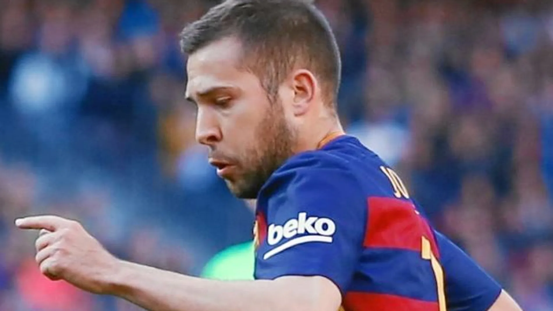 Jordi Alba sufre un esguince de tobillo